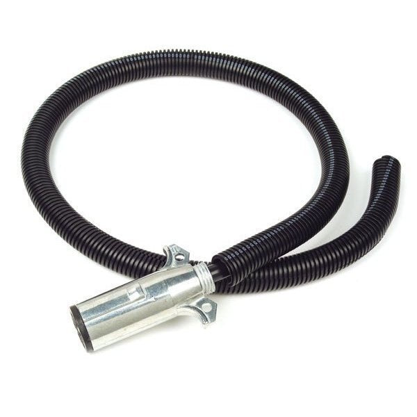 Nylon Split Flex Tubing, Black, 3/8