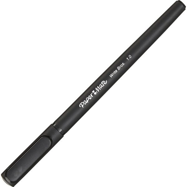 Pen, Writebros, Stick, Med, Bk, PK12
