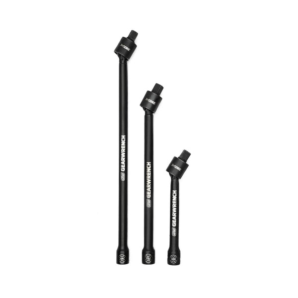 Pinless Universal Joint Extension 3pc Set 3/8
