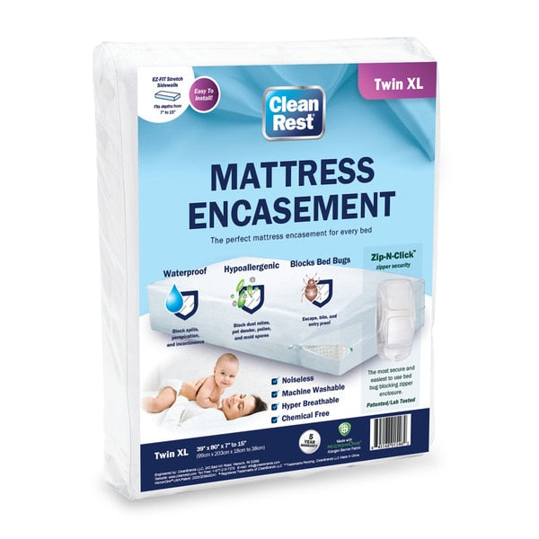 Mattress Encasement, Twin XL 39x80x7-15