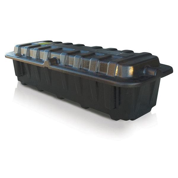 Battery Box, 8D Dual, Side-Side, Black