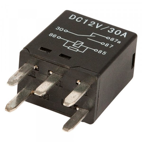 Relay, 5 Pin Mini Blade, 25/20A, 12V