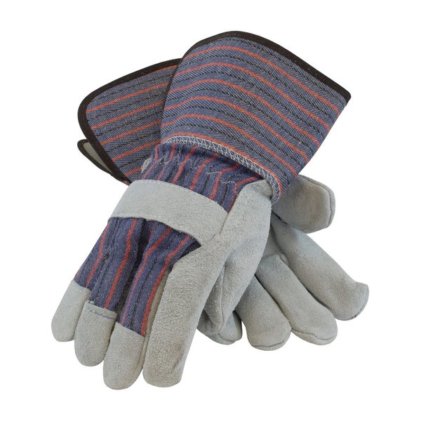 B/C Grade Split Cowhide, Blue, PK12