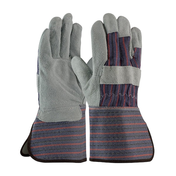 B/C Grade Split Cowhide, Blue, PK12