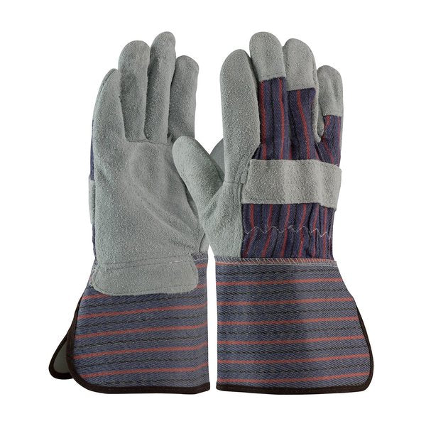 B/C Grade Split Cowhide, Blue, PK12