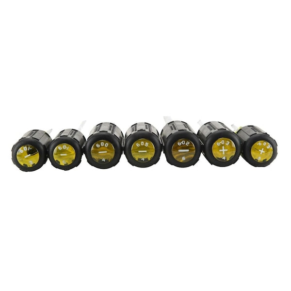 Screwdriver Set, General Purpose, Slotted and Phillips Tip, Steel Shank, Ergonomic Grip, 7-Piece