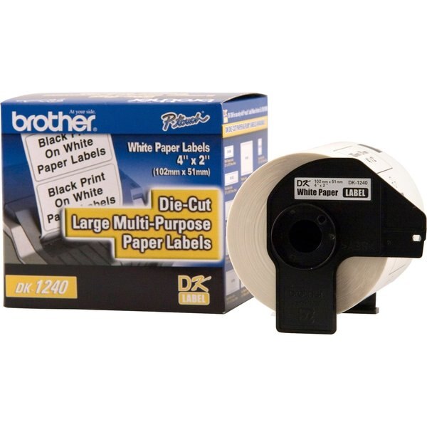 Label, Black/White, Labels/Roll: 600
