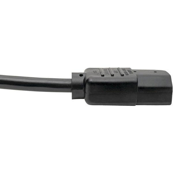 Power Cord, C14 to C13, 10A, 18AWG, 3ft