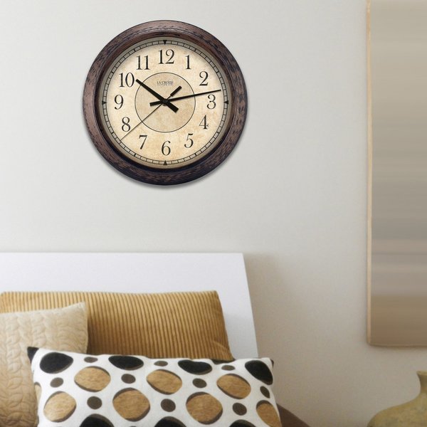 Antique Finish Wall Clock, 14