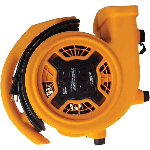 Speed-dry surfaces and tight spaces with powerful, focused air from the commercial-grade P-130A centrifugal air mover! Portable and energy-efficient.