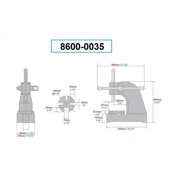 5 Ton Non-Ratcheting Arbor Press