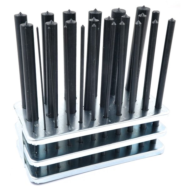 #8/A-5/A 4 Piece High Speed Steel Adjustable Blade Reamer Set