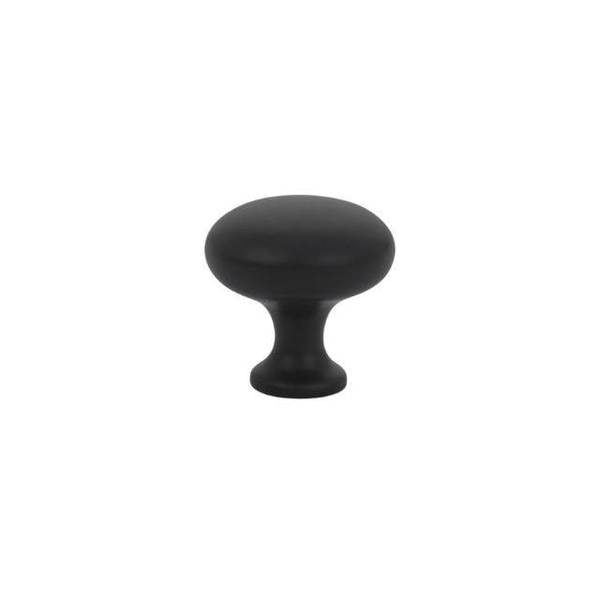 Flat Black Knobs 86014US19