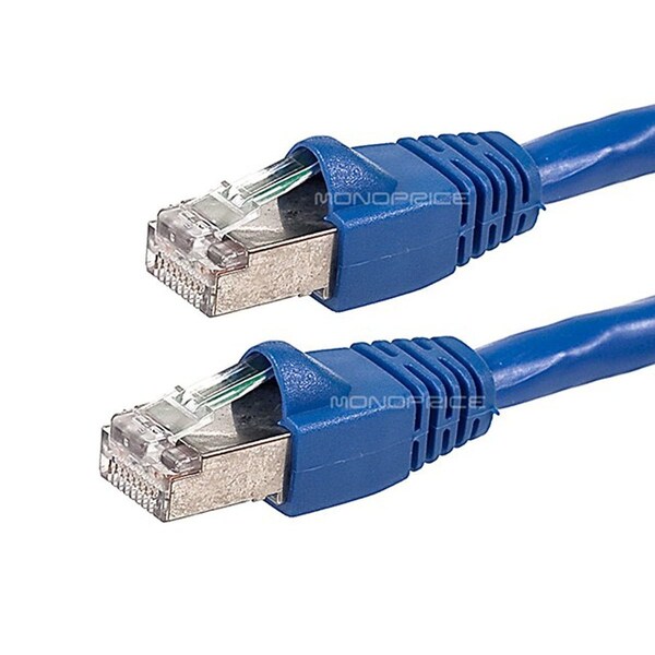 STP Cable, 500MHz, 24AWG, Blue, 30ft