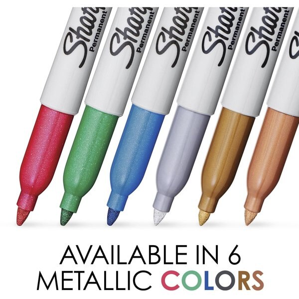 Marker, Sharpie, Metallic, Sr, PK12