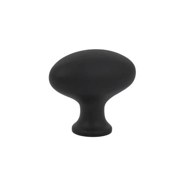 Flat Black Knobs 86124US19