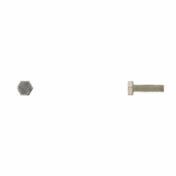 Class 8.8, M4-0.70 Hex Head Cap Screw, Zinc Plated Steel, 16 mm L