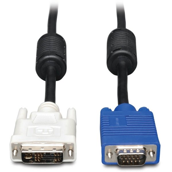 DVI to VGA Cable, RGB, DVI-A, HD15 M/M, 6ft