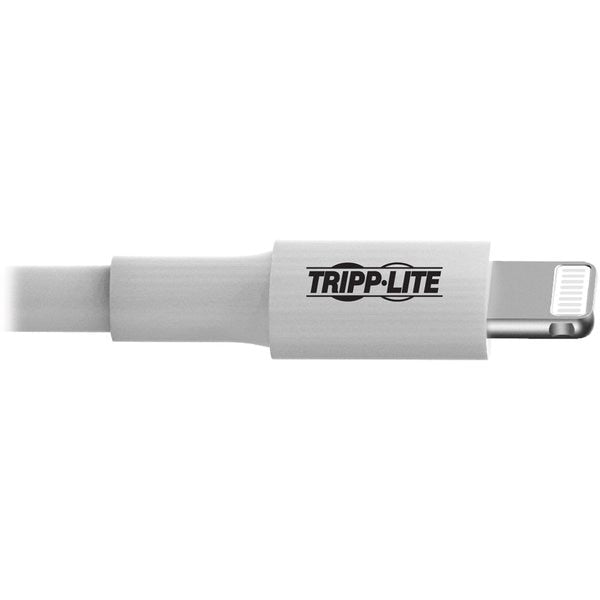 Charging Cable, Apple Lightning, White, 6ft