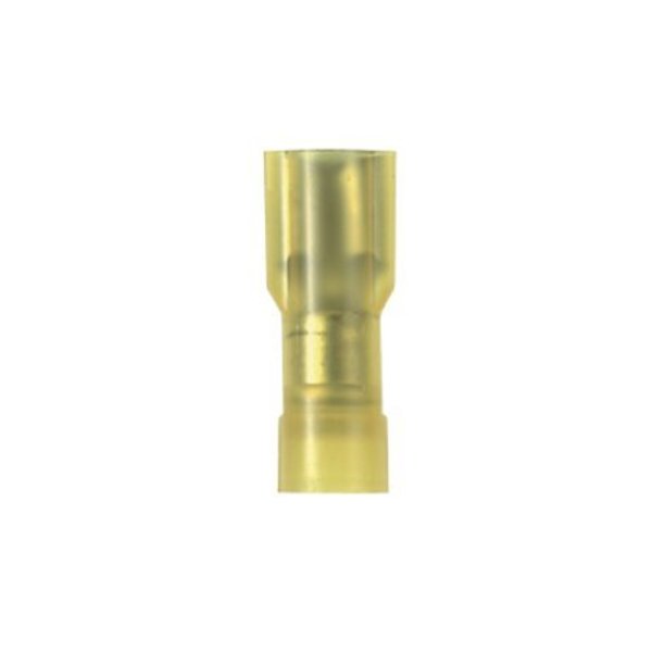 Female Disconnect, Yellow, 12-10AWG, PK500