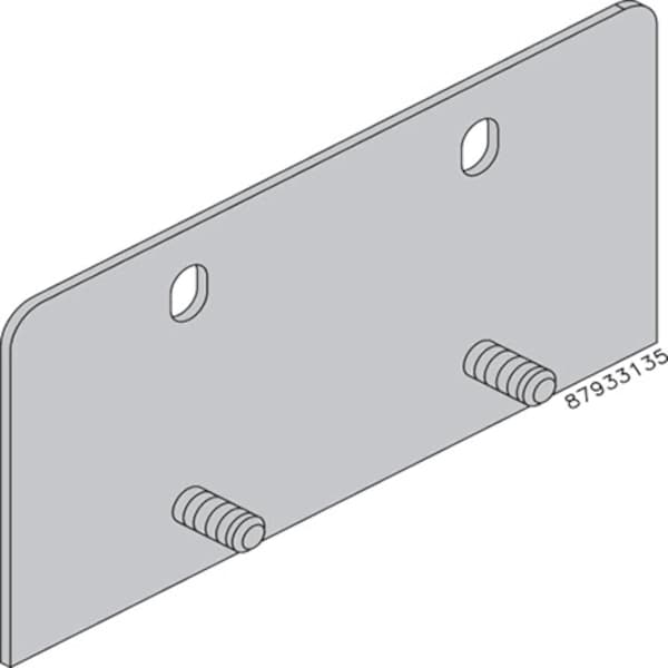 Mounting Bracket Kit, 14.00 fits 14 ga., Gray, Steel