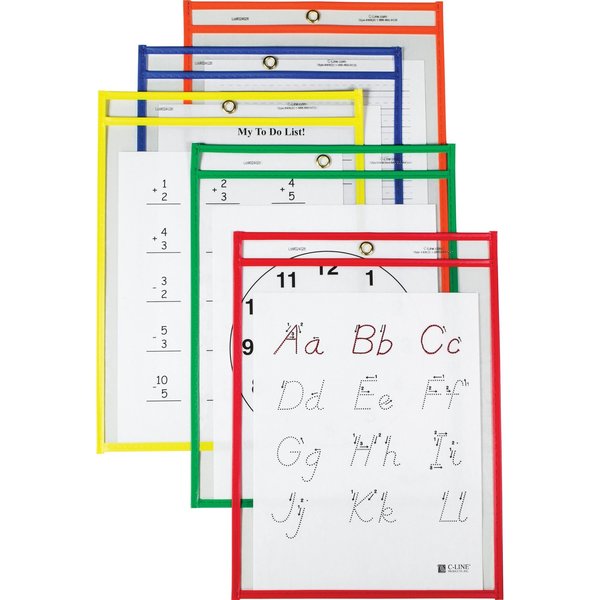 Reusable Dry Erase Pocket 9x12