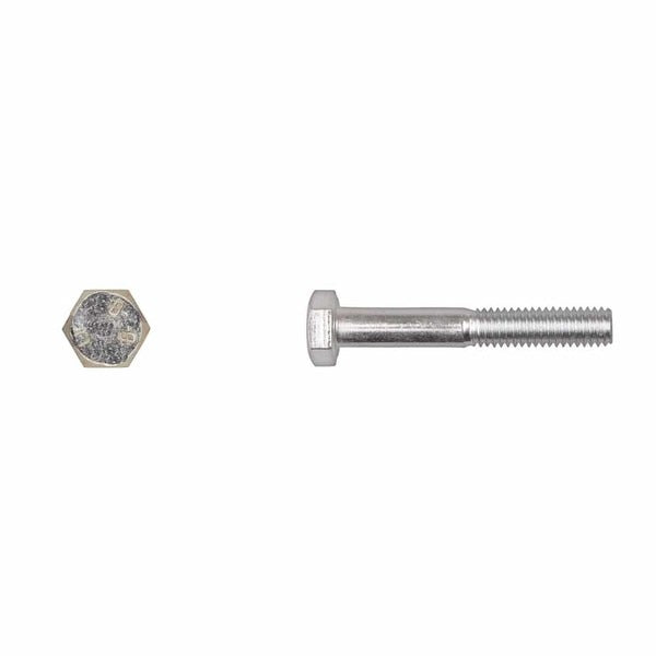 Class 8.8, M6-1.00 Hex Head Cap Screw, Zinc Plated Steel, 40 mm L
