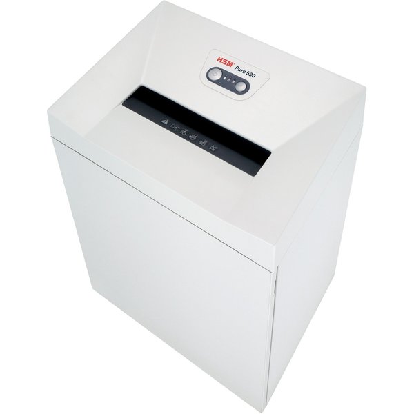 Paper Shredder, Cross-Cut, White, 21 gal.