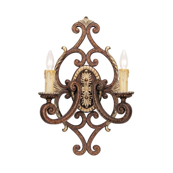 Seville 2 Light Palacial Bronze with Gil
