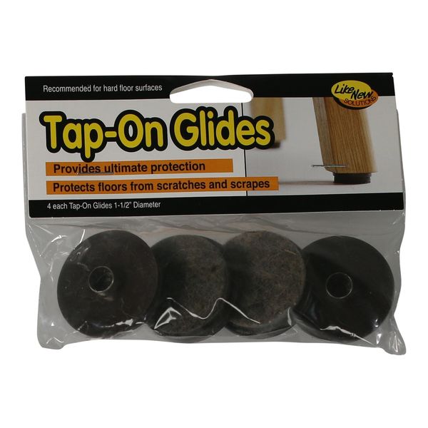 Tap On Chair Leg Glides, Felt Silde, PK24