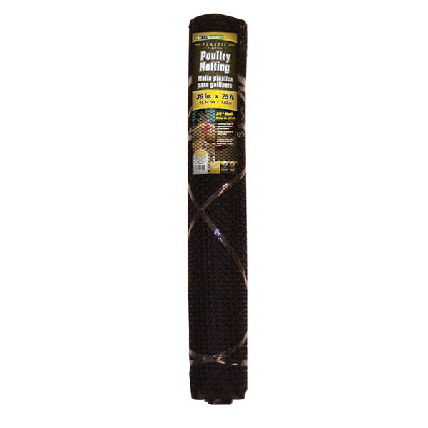 Poultry Netting, Plstc, Grn, 3 ft.x25 ft.