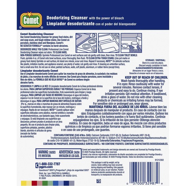 Bathroom Cleaner, 21 oz. Canister, Unscented, 24 PK