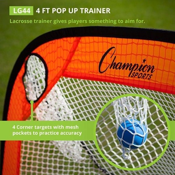 Lacrosse Pop Up Target Trainer, 4 ft