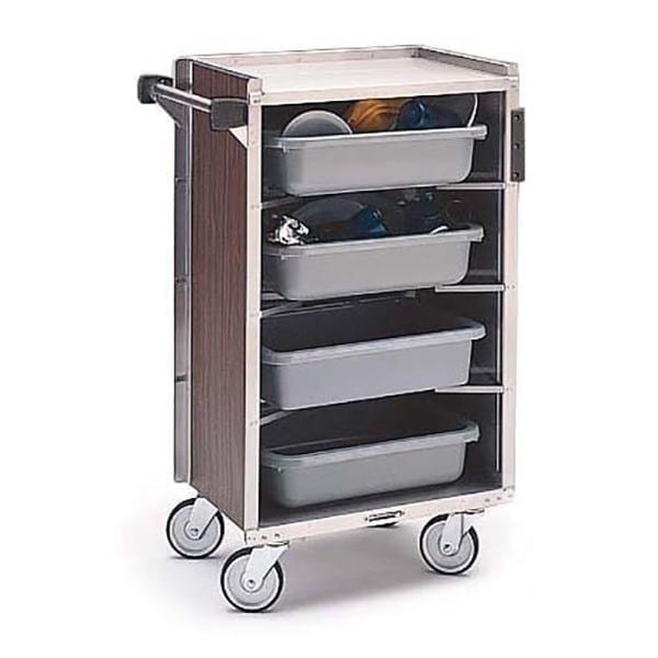 Enclosed Bussing Cart, 4 Shelf - 16