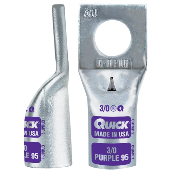 Sight Hole Lug, 4/0, 1/4