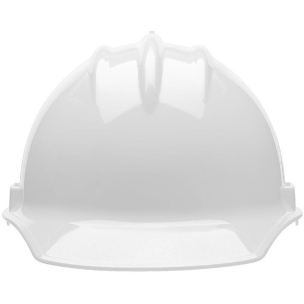 Front Brim Hard Hat, Type 1, Class E, Ratchet (6-Point), White