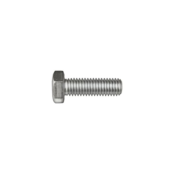 Class 8.8, M10-1.50 Hex Head Cap Screw, Bright Zinc Plated Steel, 30 mm L