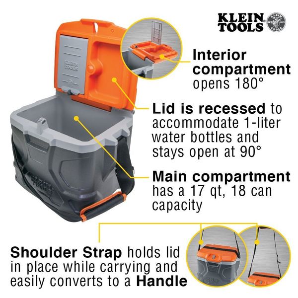 Tradesman Proâ¢ Tough Box Cooler, 17-Quart