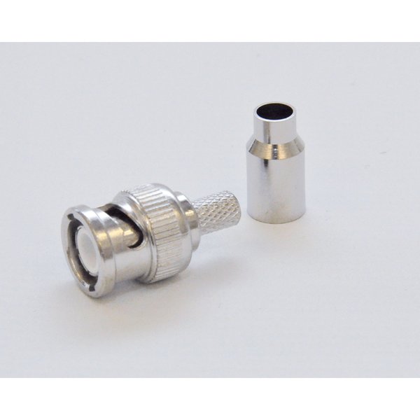 Cable Coupler, BNC/Male, RG59 Coax, PK10