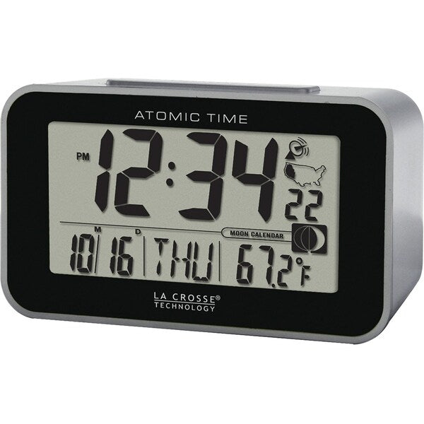 Atomic Dgtl Alarm Clock, Indoor Temp