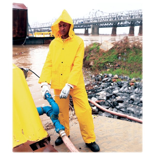 Classic .35Mm PVC Poly Suit 3 Pc Ye, 2XL