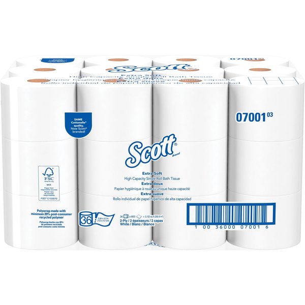 Toilet Paper, 800 Sheets, 36 PK