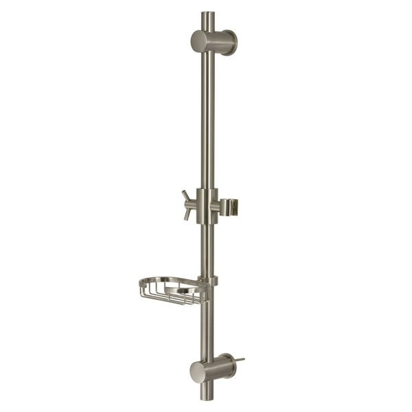 Brushed-Nickel Adjustable Slide Bar Showerspa Shower Panel Accessory