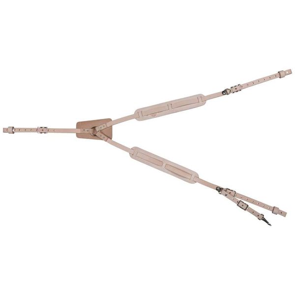 Soft Leather Work Belt Suspenders