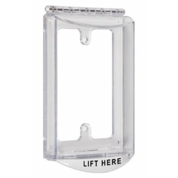 Clear Poly Surface Mount Protective Cover, 4-15/32 in. H