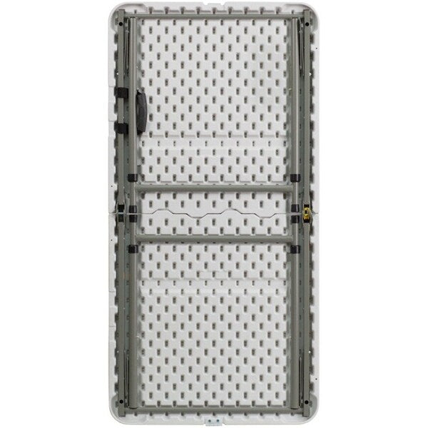Rectangle Wh 24X48 Plastic Fold Table, 23.75