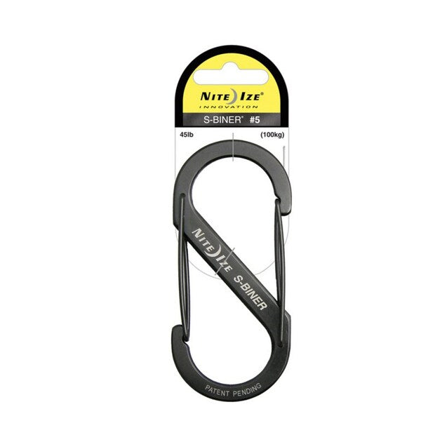 Double Gated Carabiner, 4-3/8 In., Black