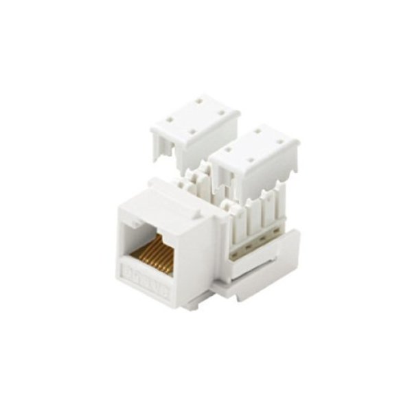 Cat5e Keystone Jack 90 Degree RJ45 White