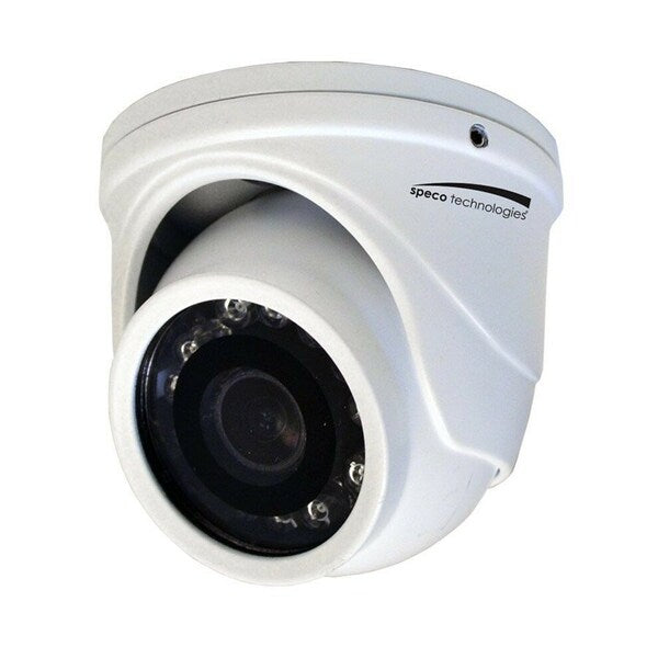 HD-TVI 4MP IR Mini-Turret Camera, 2.9mm Lens, White Housing