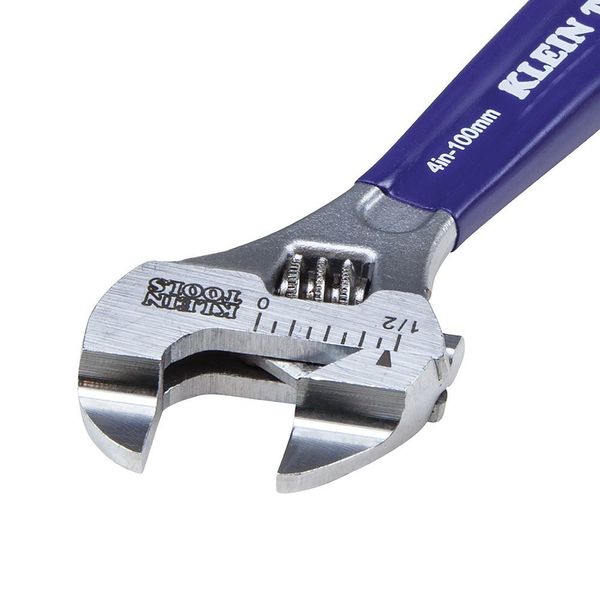 Slim-Jaw Adjustable Wrench, 4-Inch